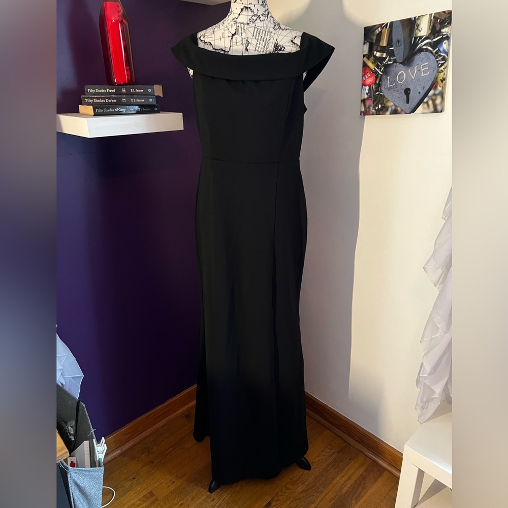 Lulu’s Long Black Gown NWT